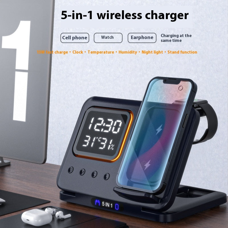 15W Wireless Chargers Stand 5 In1